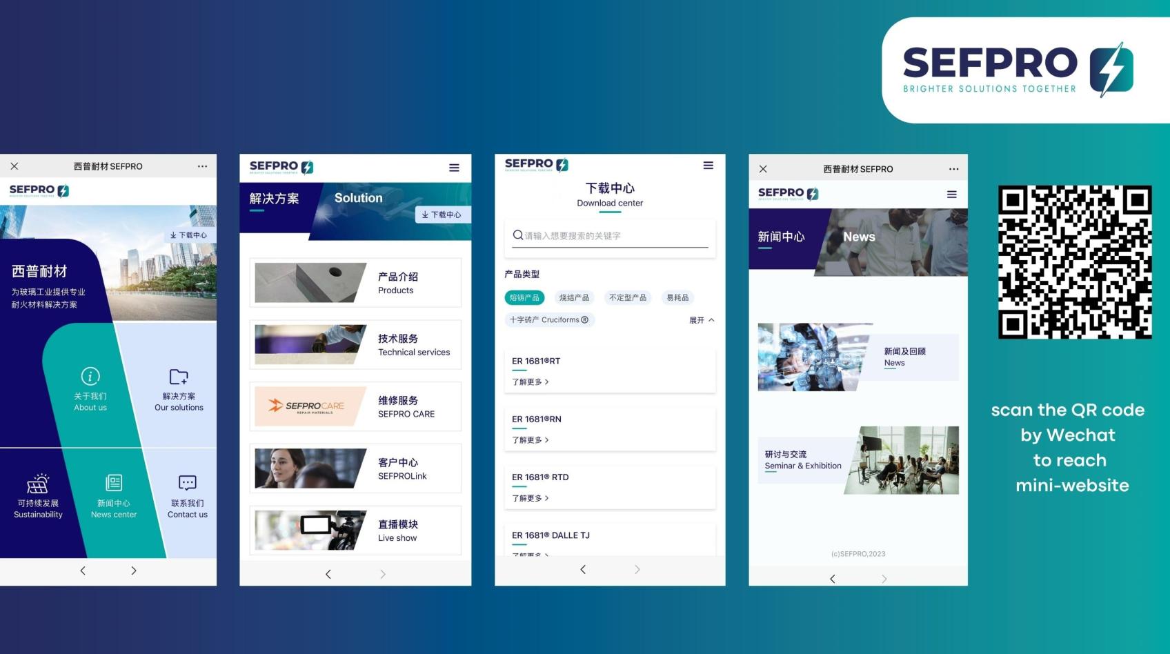 SEFPRO mini website