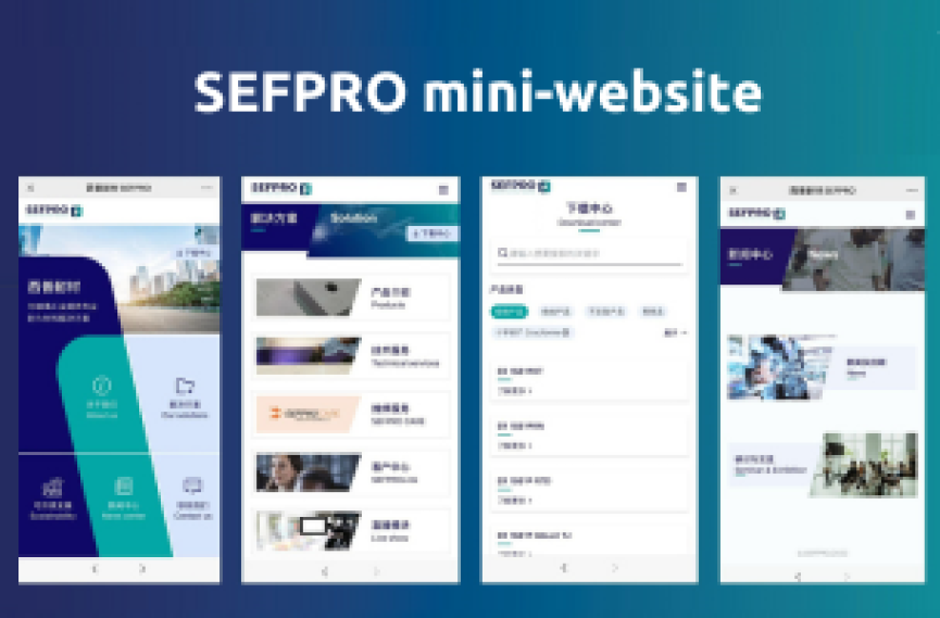 SEFPRO mini website